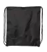 8882 Liberty Bags® Large Drawstring Backpack BLACK back view