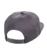 Yupoong-Flex Fit 6502 Unstructured Five-Panel Snap in Charcoal back view