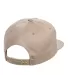 Yupoong-Flex Fit 6502 Unstructured Five-Panel Snap in Khaki back view