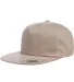 Yupoong-Flex Fit 6502 Unstructured Five-Panel Snap in Khaki front view