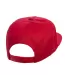 Yupoong-Flex Fit 6502 Unstructured Five-Panel Snap in Red back view