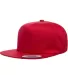 Yupoong-Flex Fit 6502 Unstructured Five-Panel Snap in Red front view