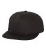 Yupoong-Flex Fit 6502 Unstructured Five-Panel Snap BLACK side view