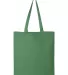 8860 Liberty Bags Nicole Cotton Canvas Tote KELLY GREEN back view