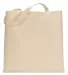 8860 Liberty Bags Nicole Cotton Canvas Tote NATURAL front view