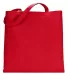 8860 Liberty Bags Nicole Cotton Canvas Tote RED front view