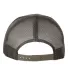 Yupoong-Flex Fit 6506 Retro Snapback Trucker Cap in Charcoal back view