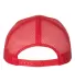 Yupoong-Flex Fit 6506 Retro Snapback Trucker Cap in Red back view
