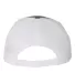 Yupoong-Flex Fit 6506 Retro Snapback Trucker Cap in Charcoal/ white back view