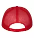 Yupoong-Flex Fit 6006 Five-Panel Classic Trucker C in Red/ white/ red back view