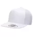 Yupoong-Flex Fit 6006 Five-Panel Classic Trucker C in White front view