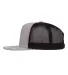Yupoong-Flex Fit 6006 Five-Panel Classic Trucker C in Silver/ black side view