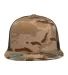 Yupoong-Flex Fit 6006 Five-Panel Classic Trucker C in Multicam arid/ brown front view