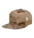 Yupoong-Flex Fit 6006 Five-Panel Classic Trucker C in Multicam arid/ tan side view