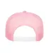 Yupoong 6006 Five-Panel Classic Trucker Cap  PINK back view