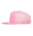 Yupoong 6006 Five-Panel Classic Trucker Cap  PINK side view
