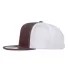 Yupoong 6006 Five-Panel Classic Trucker Cap  BROWN/ WHITE side view