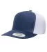 Yupoong 6006 Five-Panel Classic Trucker Cap  NAVY/ WHITE front view