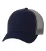 Sportsman AH80 ''The Duke'' Washed Trucker Cap Navy/ Grey front view