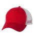 Sportsman AH80 ''The Duke'' Washed Trucker Cap Red/ White front view