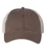 Sportsman SP510 Pigment Dyed Trucker Cap Brown/ Stone front view