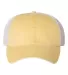 Sportsman SP510 Pigment Dyed Trucker Cap Mustard Yellow/ Stone front view