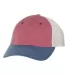 Sportsman SP510 Pigment Dyed Trucker Cap Cardinal/ Royal/ Stone side view