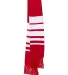 Sportsman SP07 Soccer Scarf Red/ White side view