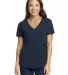 Next Level Apparel 3940 Ladies' Relaxed V-Neck T-S MIDNIGHT NAVY front view