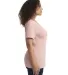 Next Level Apparel 3940 Ladies' Relaxed V-Neck T-S DESERT PINK side view