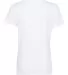Next Level Apparel 3940 Ladies' Relaxed V-Neck T-S WHITE back view