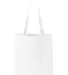 Liberty Bags 8801 Small Tote in White back view
