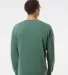 Independent Trading Co. PRM3500 Unisex Pigment Dye Pigment Alpine Green back view