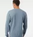 Independent Trading Co. PRM3500 Unisex Pigment Dye Pigment Slate Blue back view