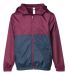 Independent Trading Co. EXP24YWZ Youth Light Weigh Maroon/ Classic Navy