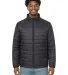 Independent Trading Co. EXP100PFZC Puffer Jacket in Black