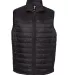 Independent Trading Co. EXP120PFVC Puffer Vest Black front view