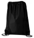 Liberty Bags 8886 Value Drawstring Backpack BLACK back view