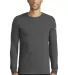 Nike BQ5230  Dri-FIT Cotton/Poly Long Sleeve Perfo Anthracite front view