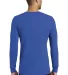 Nike BQ5230  Dri-FIT Cotton/Poly Long Sleeve Perfo Rush Blue back view