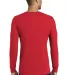 Nike BQ5230  Dri-FIT Cotton/Poly Long Sleeve Perfo University Red back view