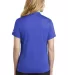 Nike AA1848  Ladies Dri-FIT Hex Textured V-Neck Po Game Royal back view