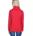 J America 8653 Relay Women's Cowlneck Sweatshirt in Red back view