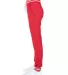 J America 8654 Relay Women's Jogger in Red side view