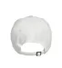 Big Accessories BX001 6-Panel Unstructured Dad Hat in White back view
