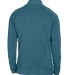 J America 8869 Triblend 1/4 Zip Pullover Sweatshir in Storm triblend back view