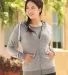 J America 8656 Cozy Fleece Women's Full-Zip Hooded Sweatshirt Catalog catalog view