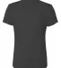 A4 Apparel NG3143 Girl's Tek 2-Button Henley Shirt BLACK back view