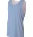 A4 Apparel N2375 Adult Performance Jump Reversible LIGHT BLUE/ WHT front view