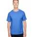 A4 Apparel N3381 Adult  Topflight Heather Performa ROYAL front view